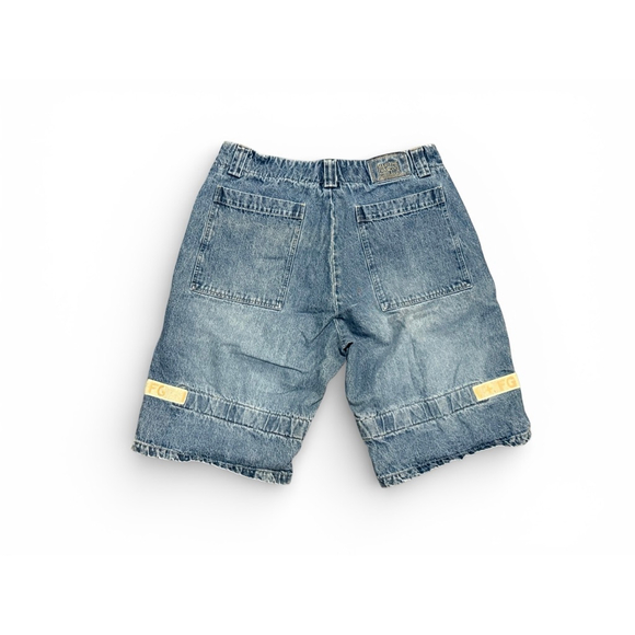 Vtg 90s Marithe + Francois Girbaud Denim Cargo Shorts Mens Sz 36 Acid Wash MFG - Picture 9 of 11